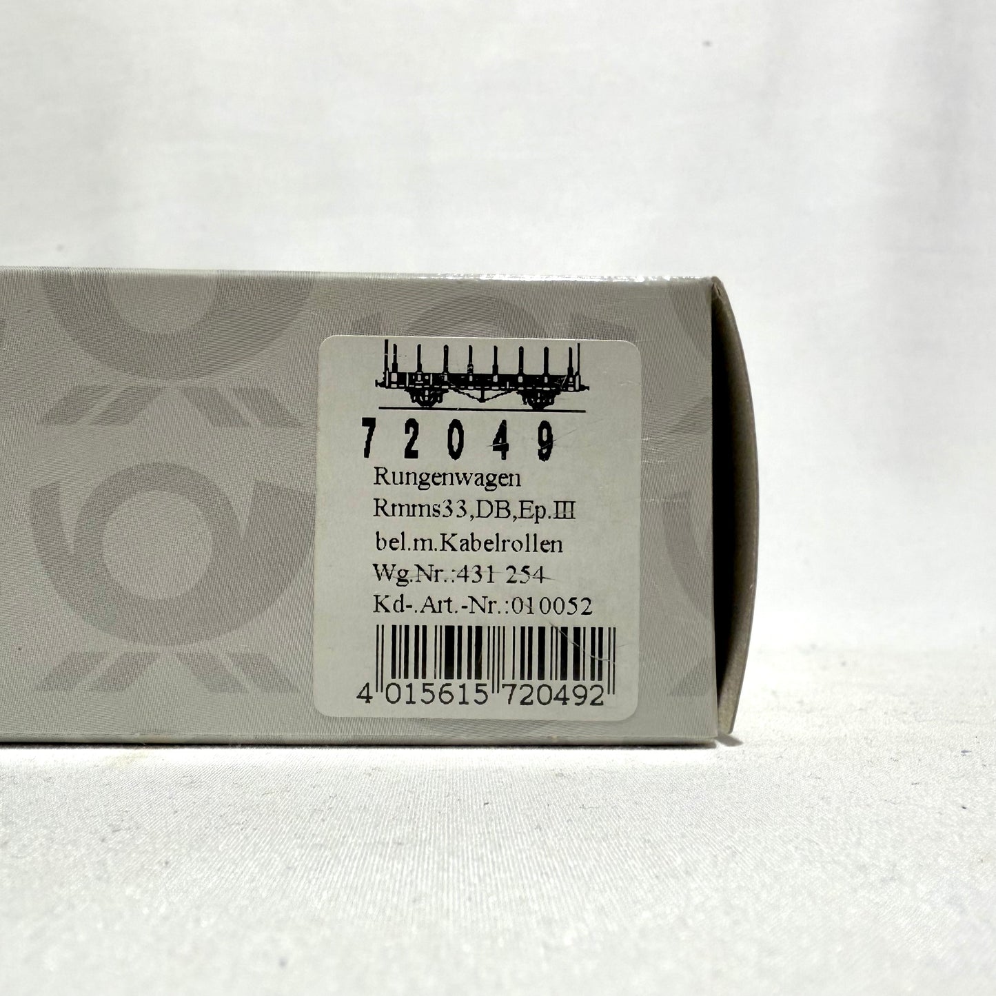 Piko 72049 Rungenwagen ( Kabelrollen) DB H0