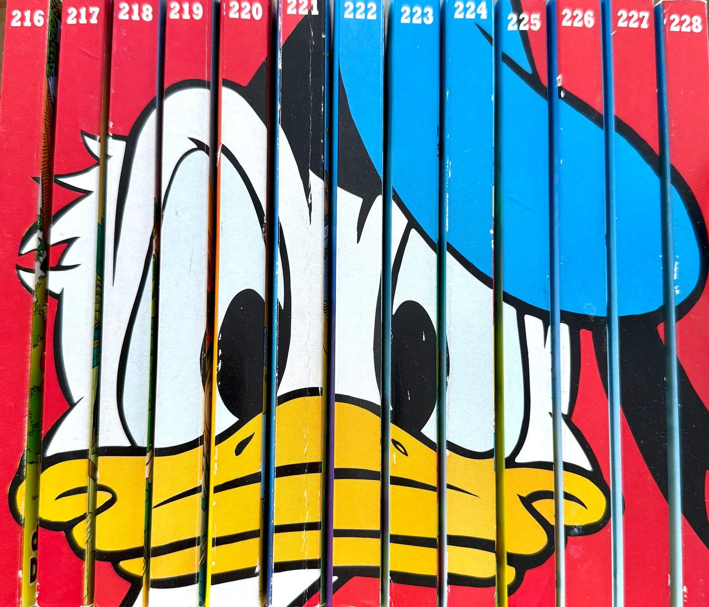 LTB Buchrücken 216-228 "Donald Duck"