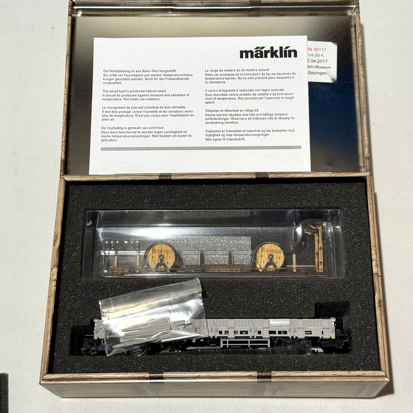 Märklin 48117 Museumswagen 2017 "Sommerfeldt" H0