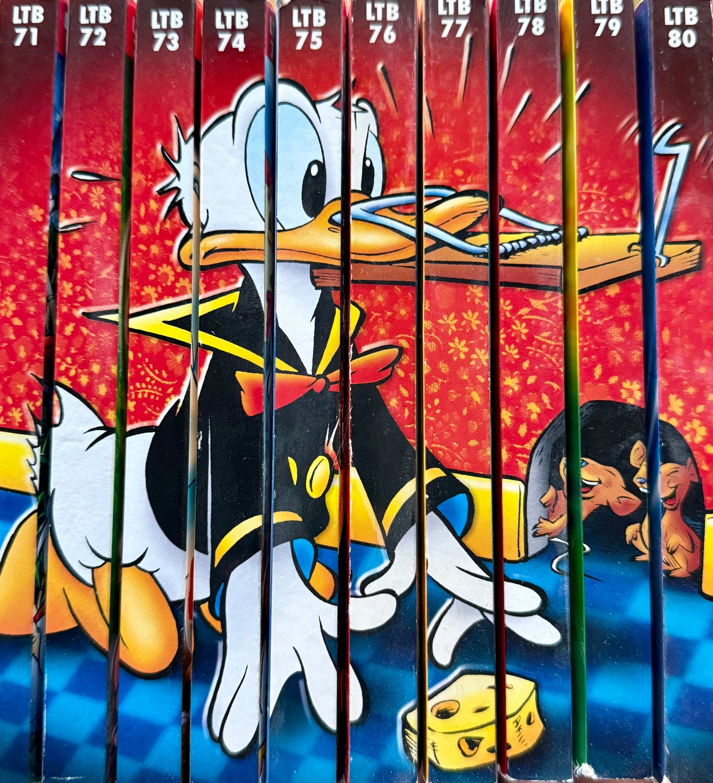 LTB Buchrücken 71-80 "Donald Duck"