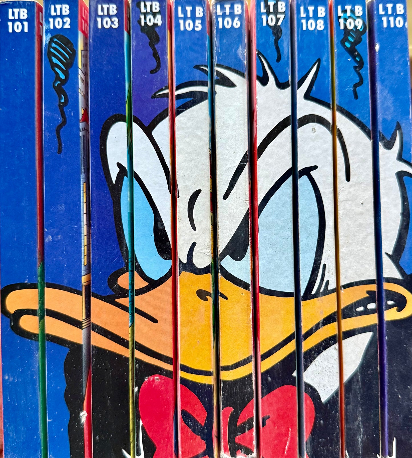 LTB Buchrücken 101-110 "Donald Duck"