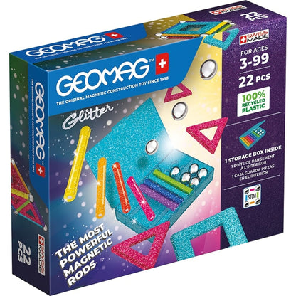 Geomag Playset Geomag Glitter (22 Stücke)