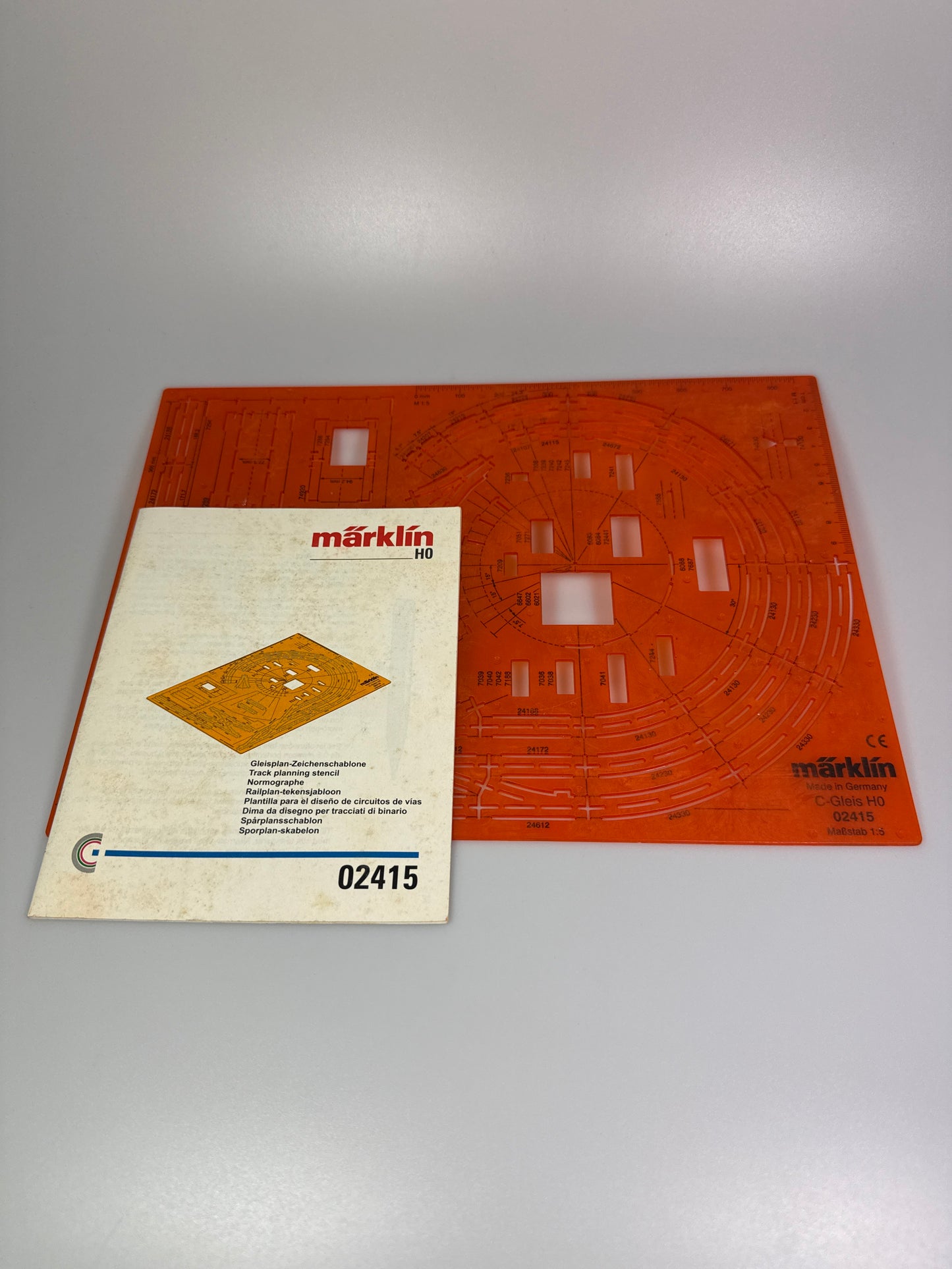 Märklin 02415 Gleisplan-Zeichenschablone