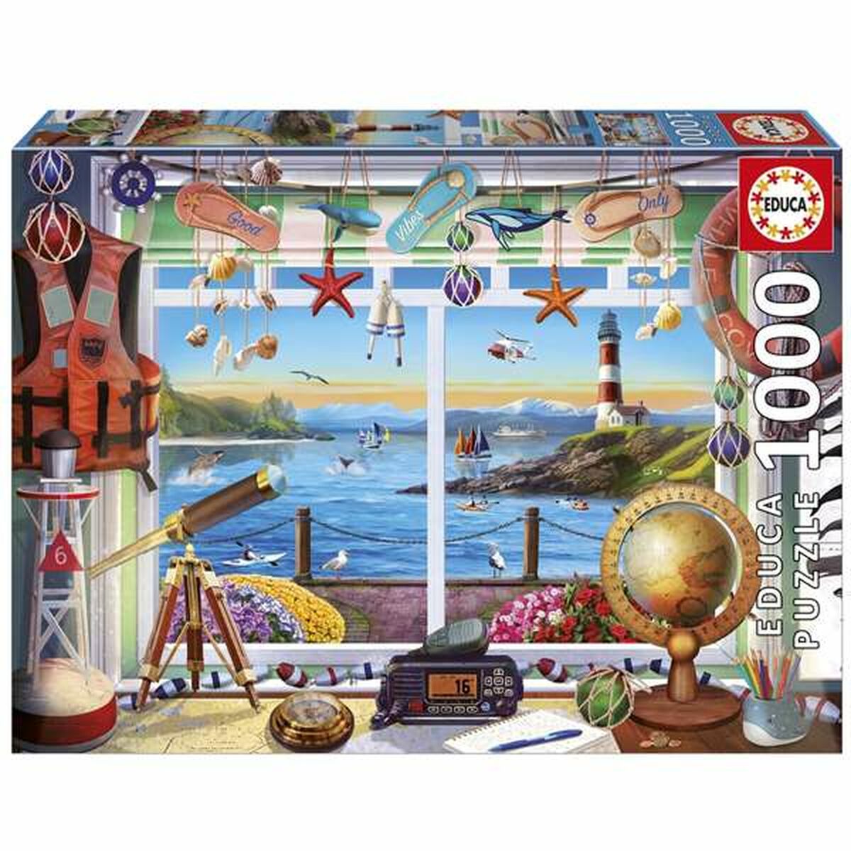 Educa Puzzle Educa 20256 Life In The Shore