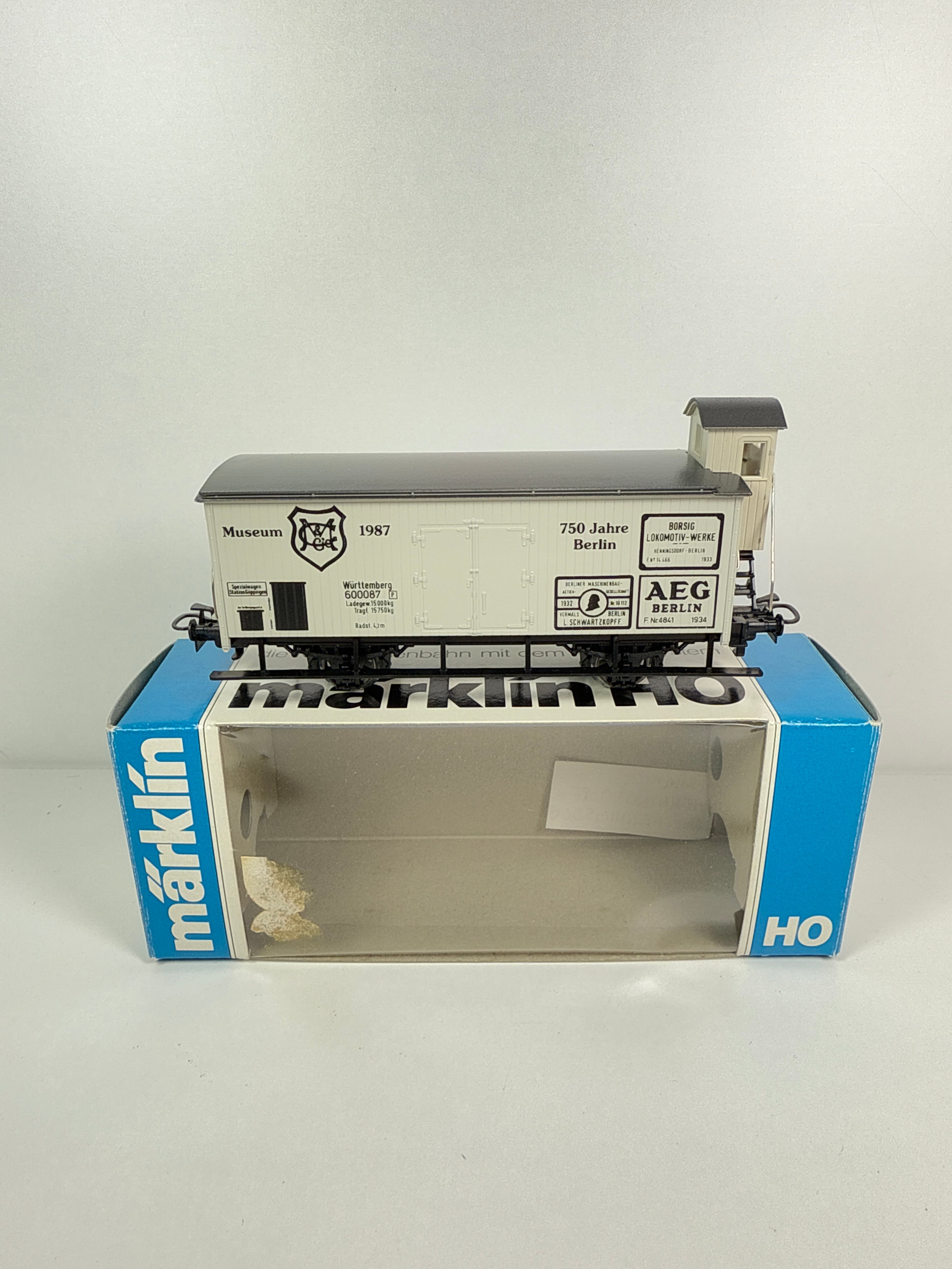 Märklin Museumswagen 1987 mit Fehldruck H0