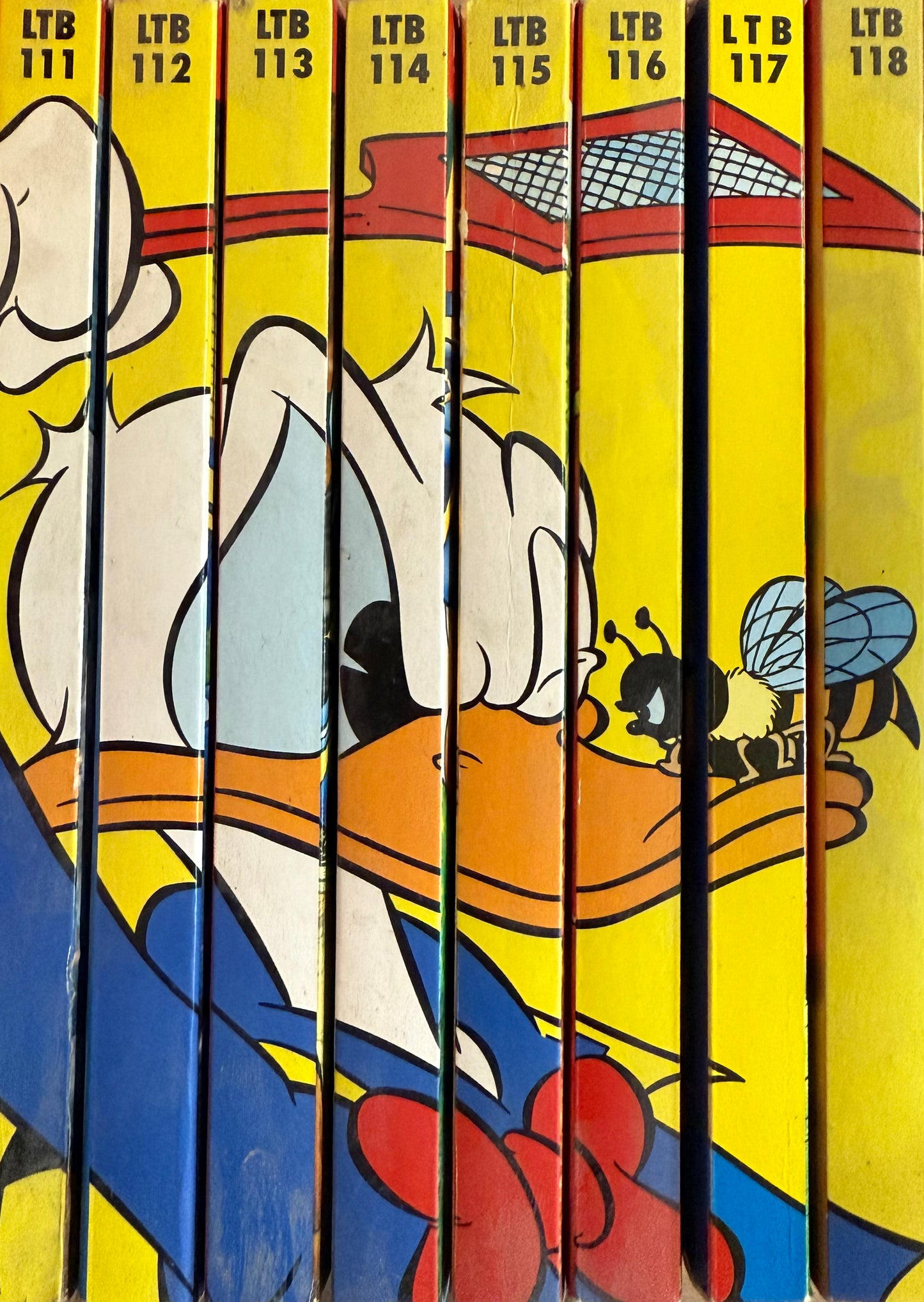LTB Buchrücken 111-118 "Donald Duck"