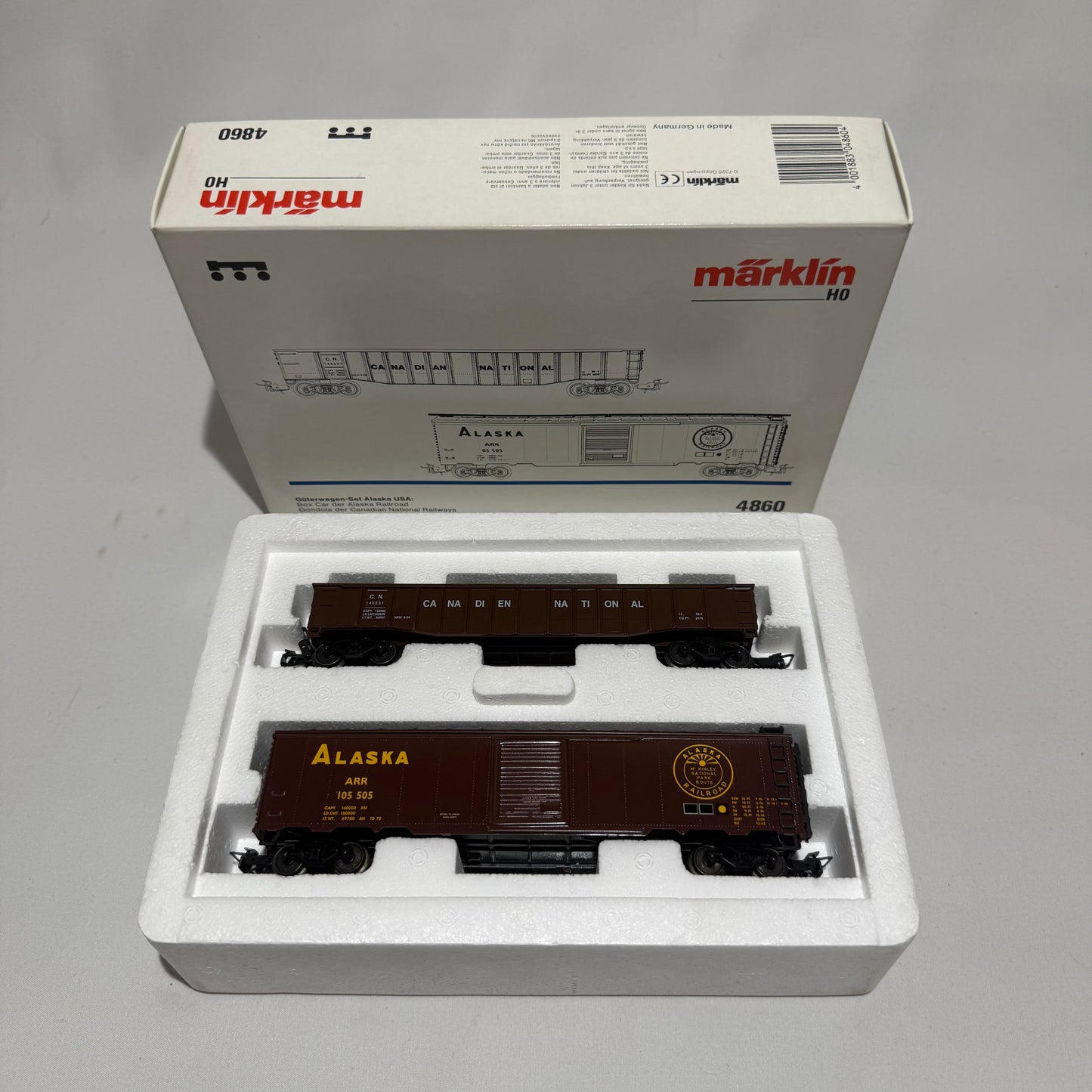 Märklin 4860 Güterwagenset Alaska USA