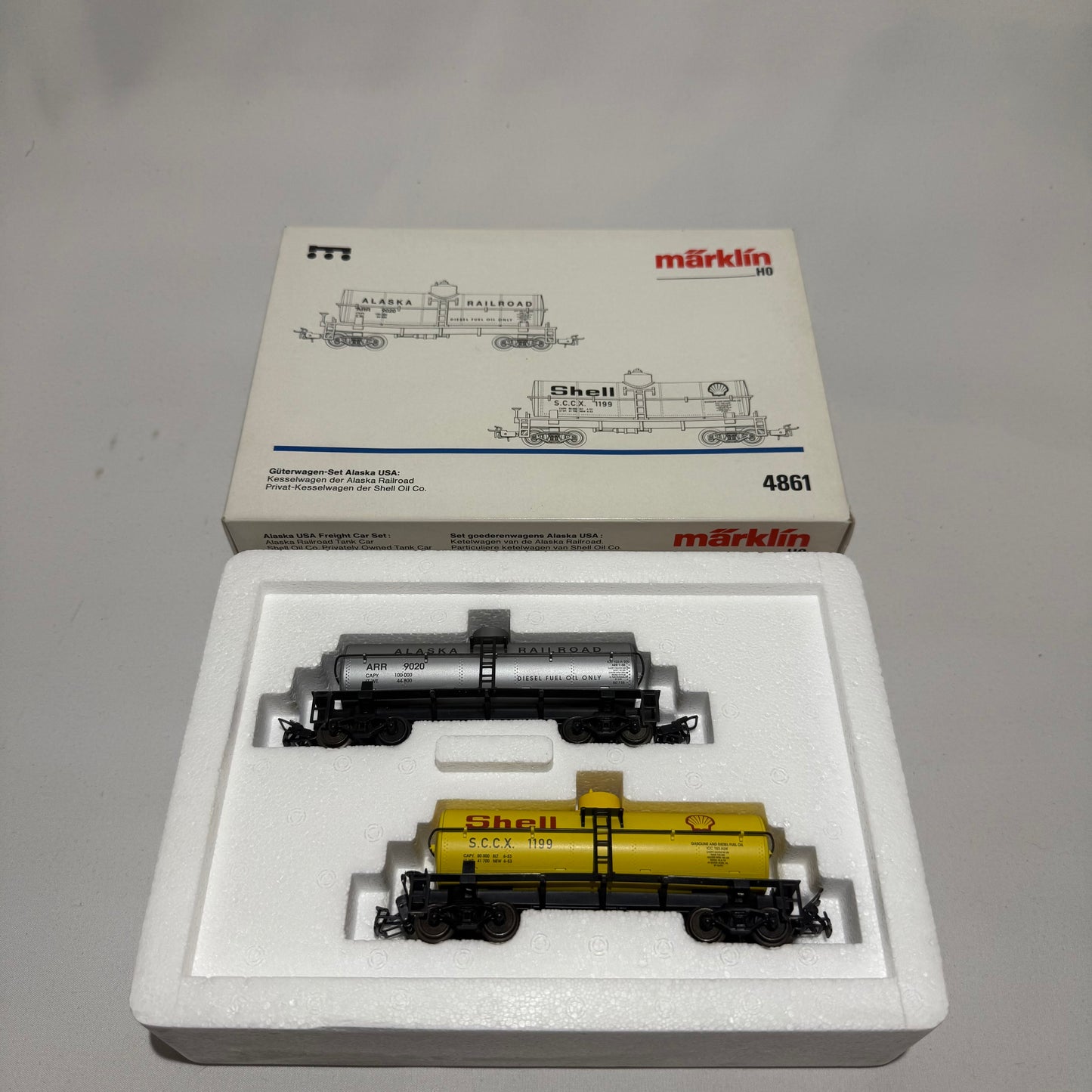 Märklin 4861 Güterwagen-Set Alaska USA