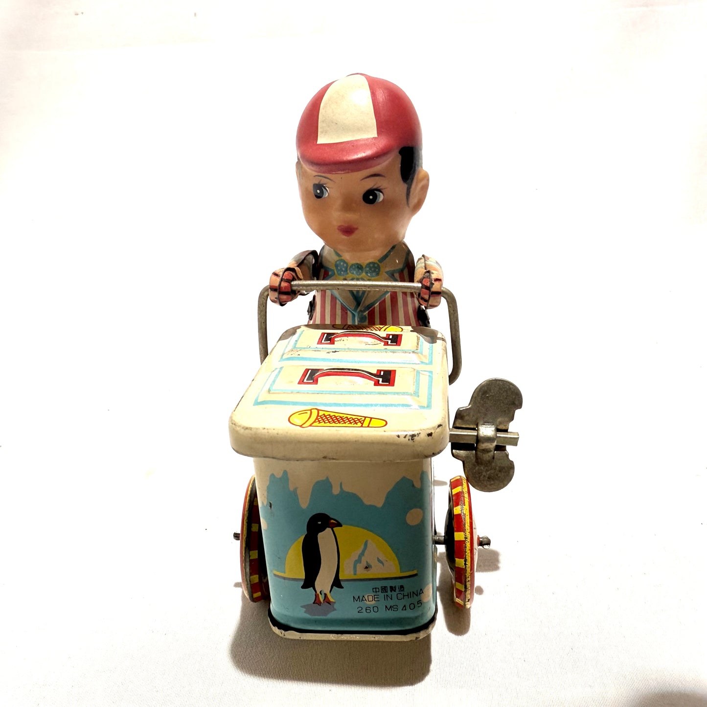 Blechspielzeug Eisverkäufer mit Funktion