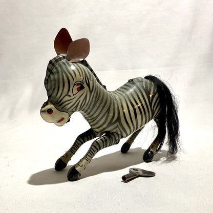 Blechspielzeug Zebra mit Funktion