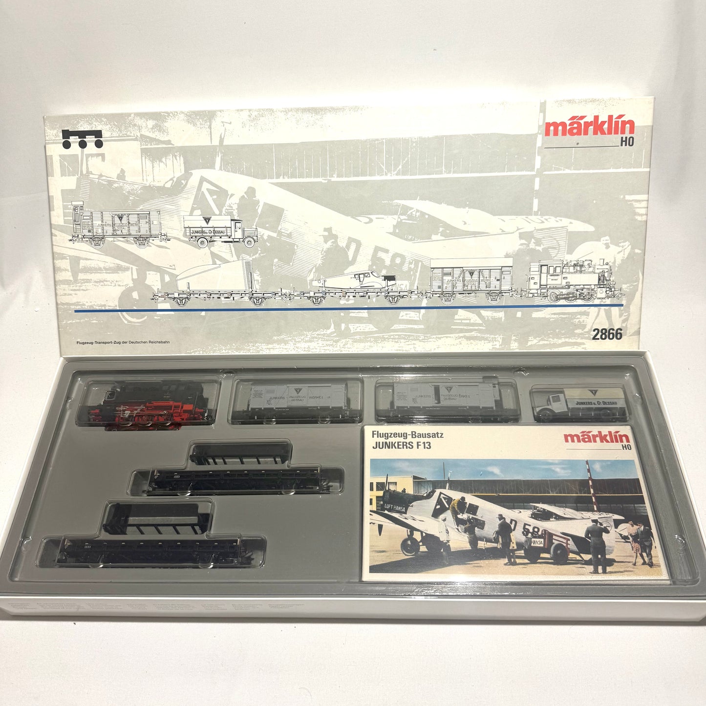 Märklin 2866 Flugzeug-Transport-Zug "Junkers"der DR H0