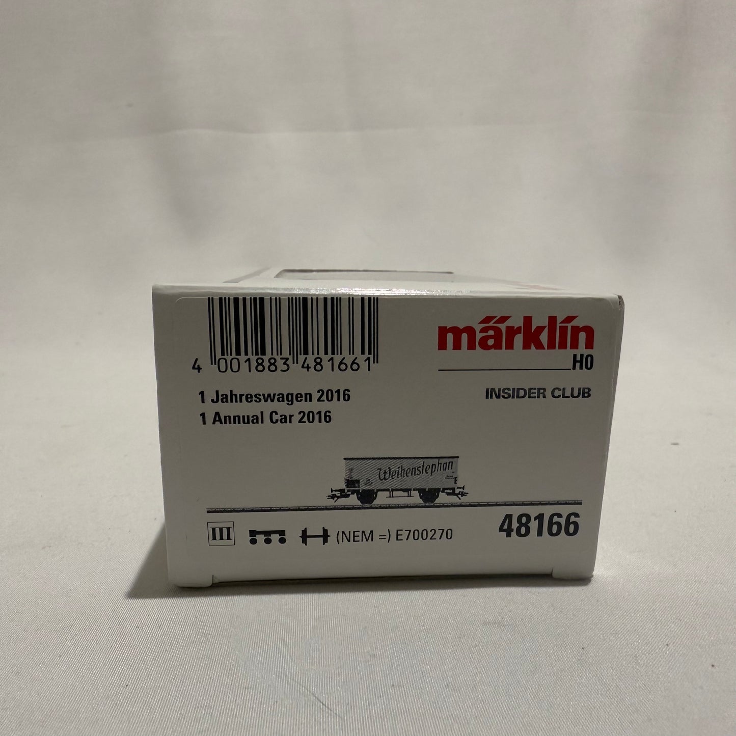 Märklin 48166 Güterwagen "Weihenstephan" H0