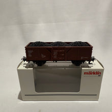 Märklin 4431 offener Güterwagen mit Kohle H0