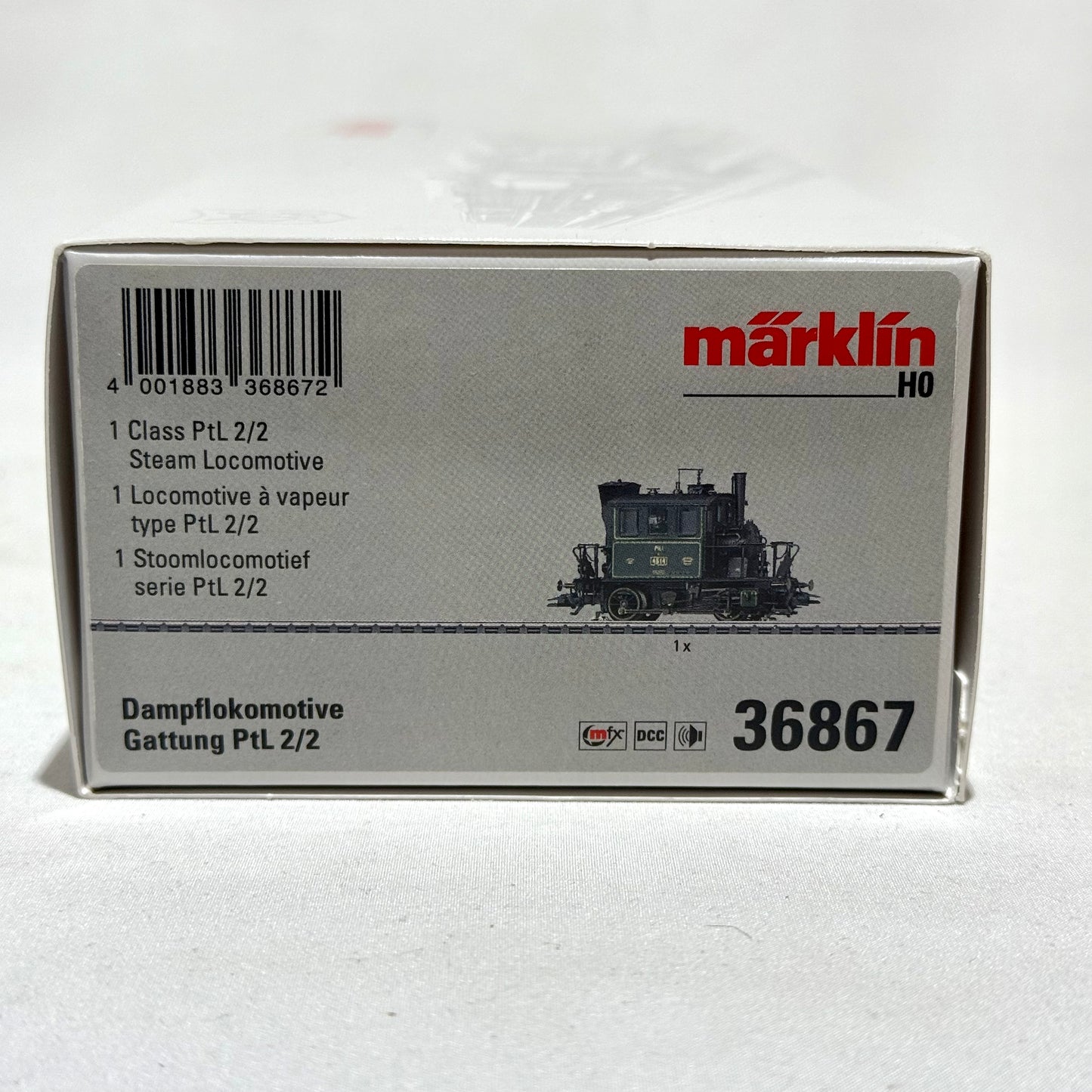 Märklin 36867 Dampflokomotive Ptl 2/2 MFX+Sound H0