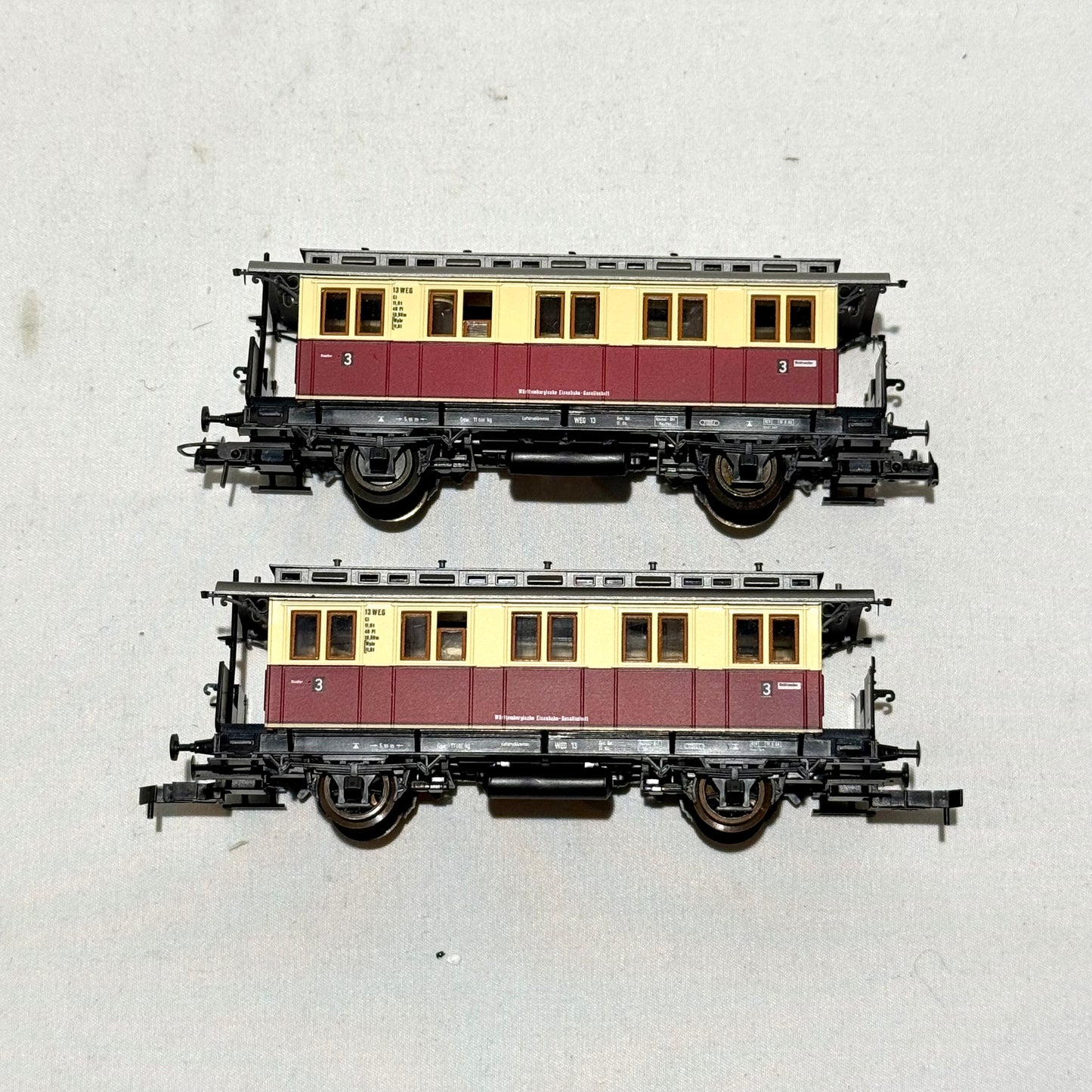 Roco 2x 4212 Personenwagen DC H0