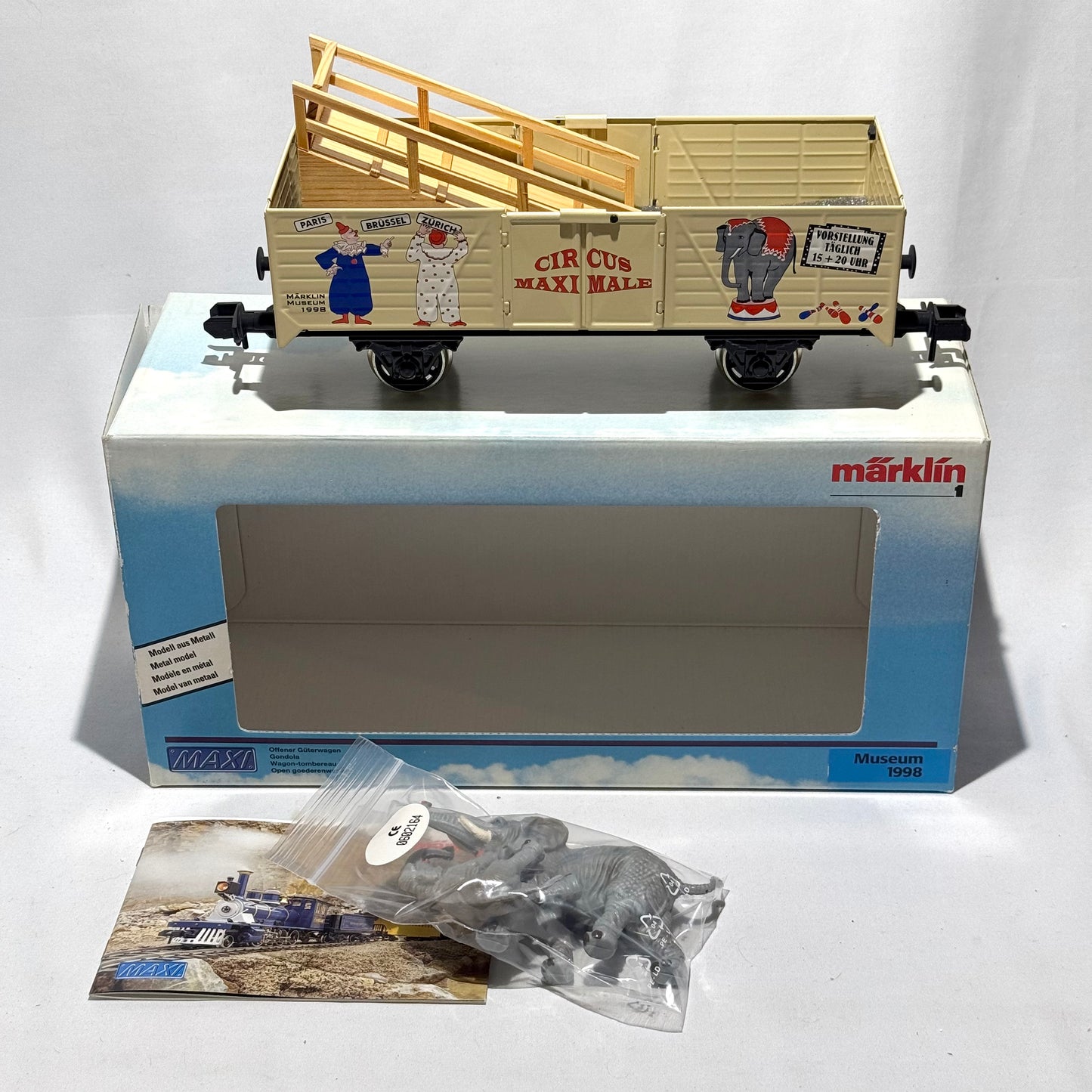 Märklin Maxi Museumswagen 1998 "Circus Maximale" Spur 1