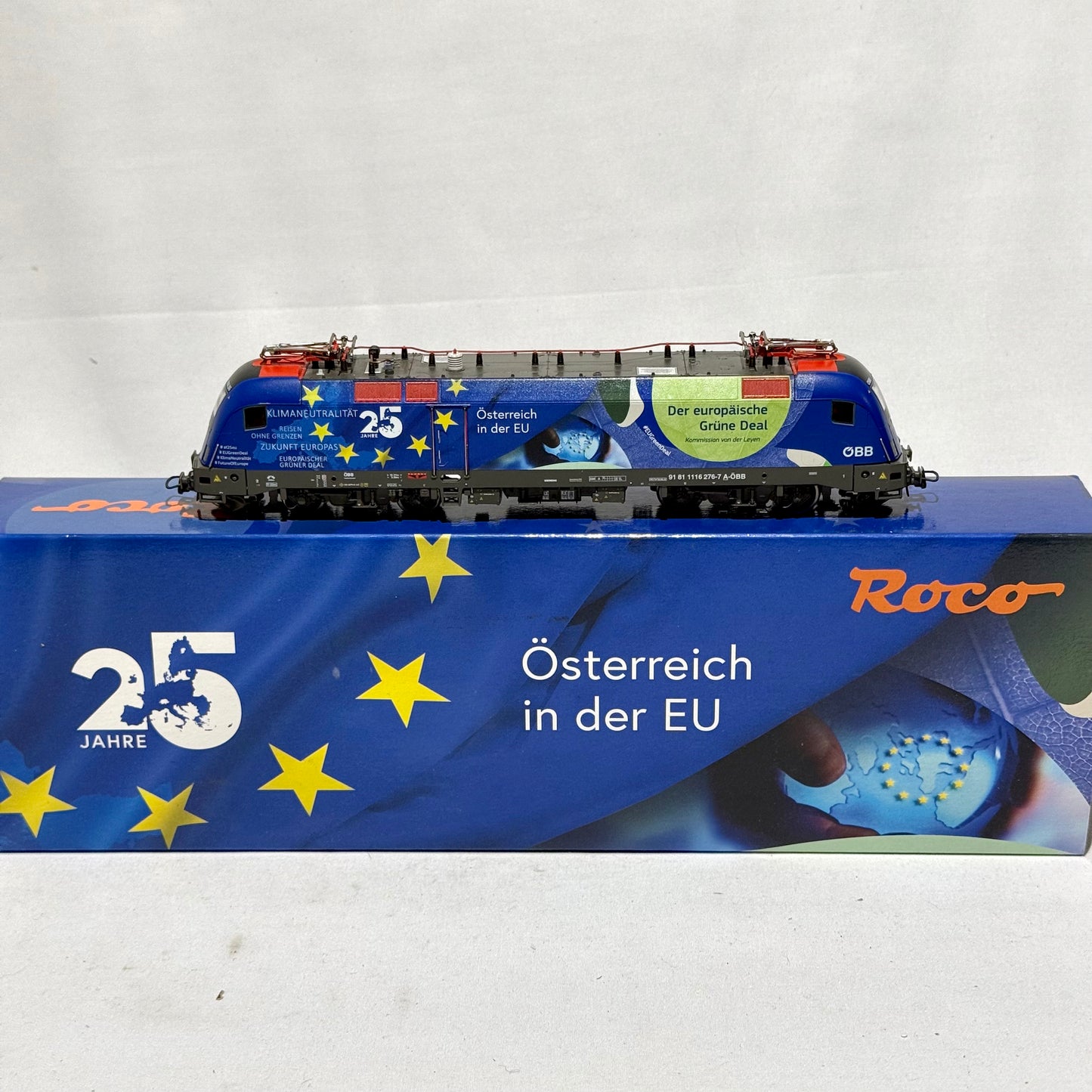 Roco 60502 Elektrolokomotive 1116 276-7 „25 Jahre Österreich in der EU“ ÖBB H0