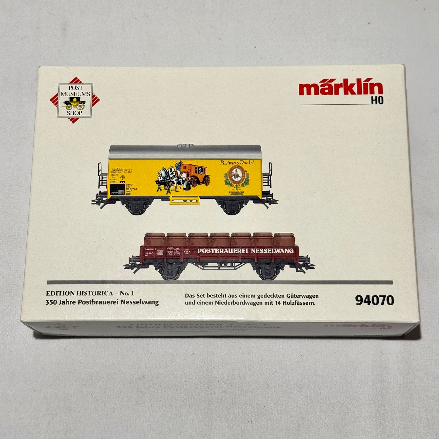 Märklin 94070 Wagen-Set "Postbrauerei" H0