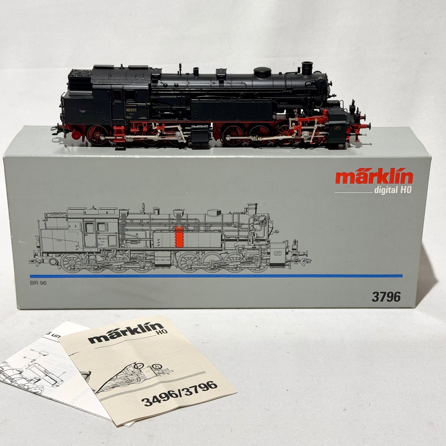 Märklin 3796 Dampflokomotive BR 96 H0