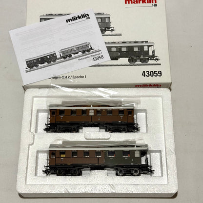 Märklin 43059 Nebenbahnwagen-Set 2 H0