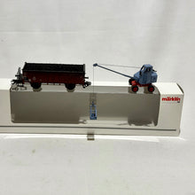 Märklin 47952 Hochbordwagen + Fuchsbagger H0