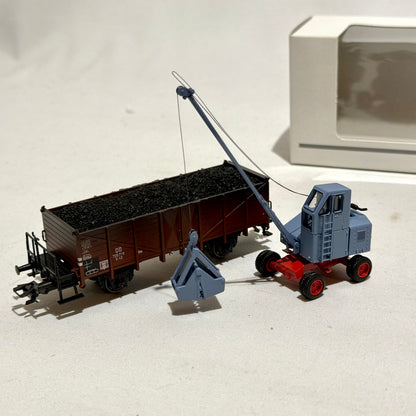 Märklin 47952 Hochbordwagen + Fuchsbagger H0