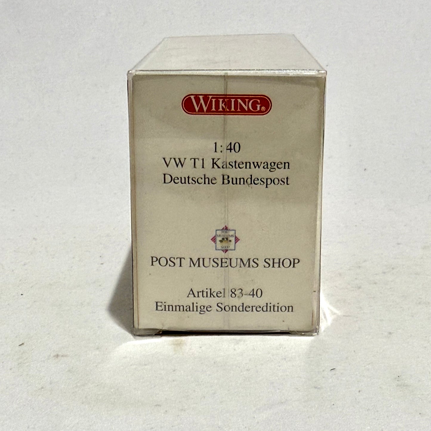 Wiking 83-40 VW T1 Kastenwagen Post Museums Shop 1:40