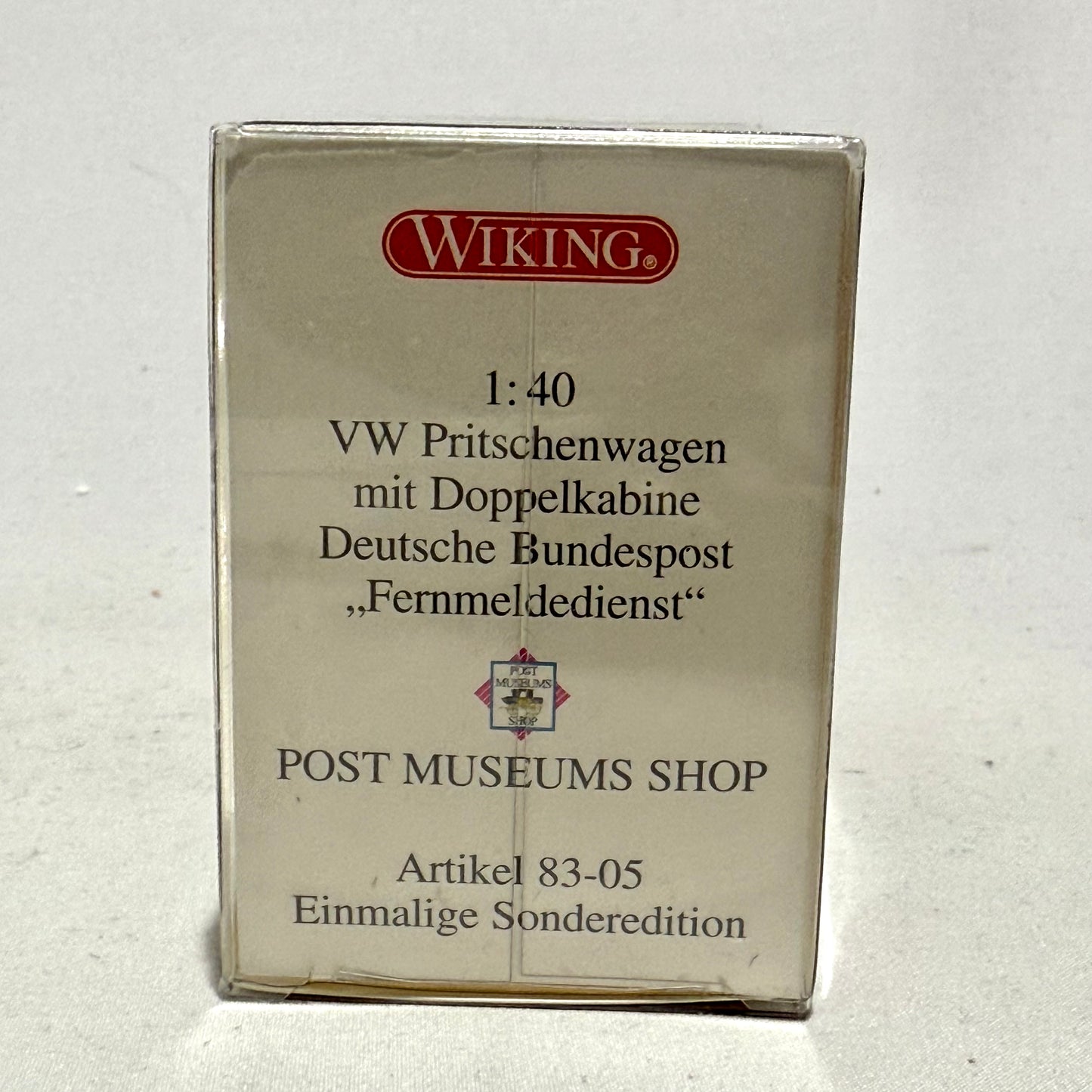 Wiking 83-05 VW Pritschenwagen Post Museums Shop 1:40