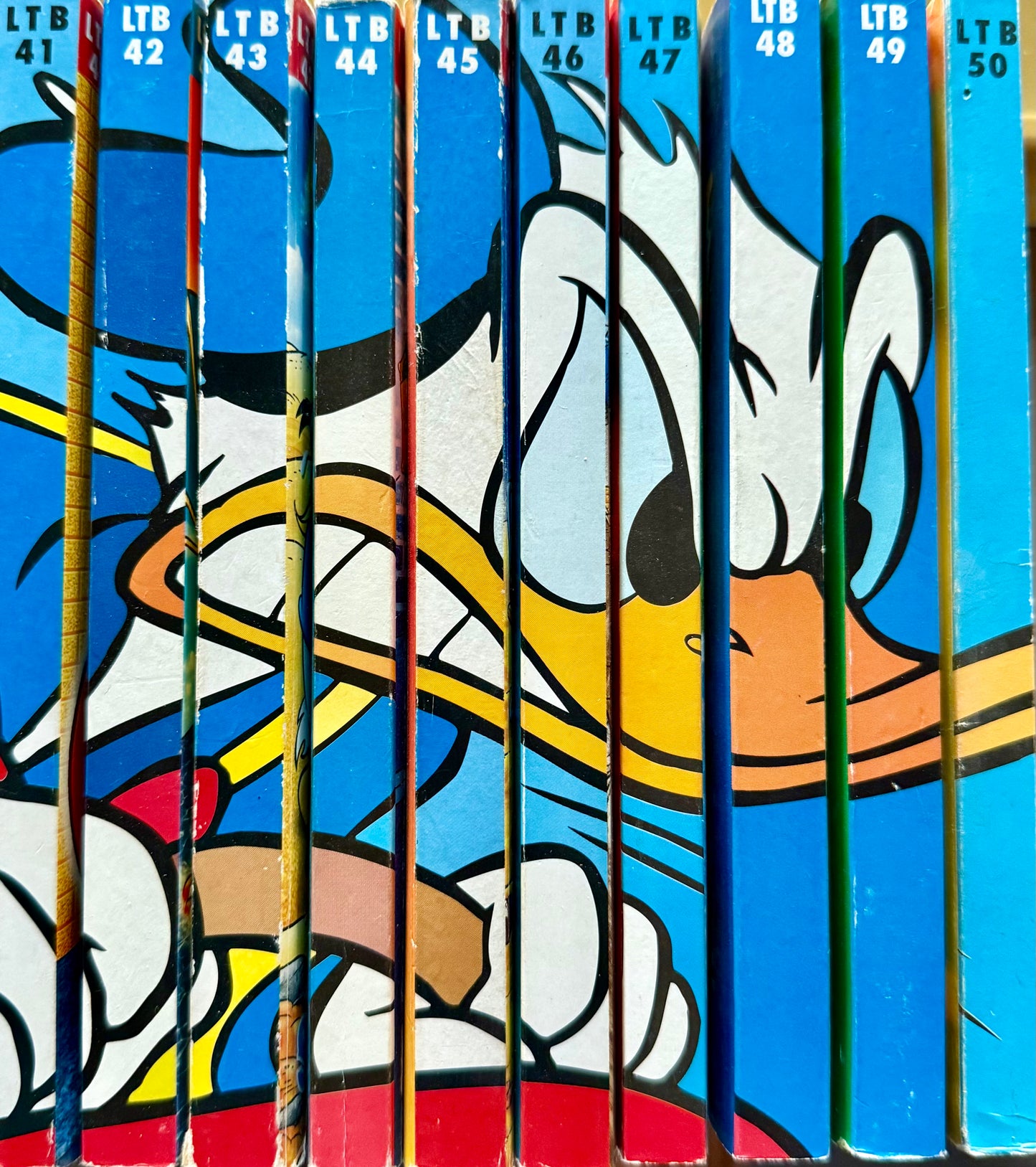 LTB Buchrücken 41-50 "Donald Duck"