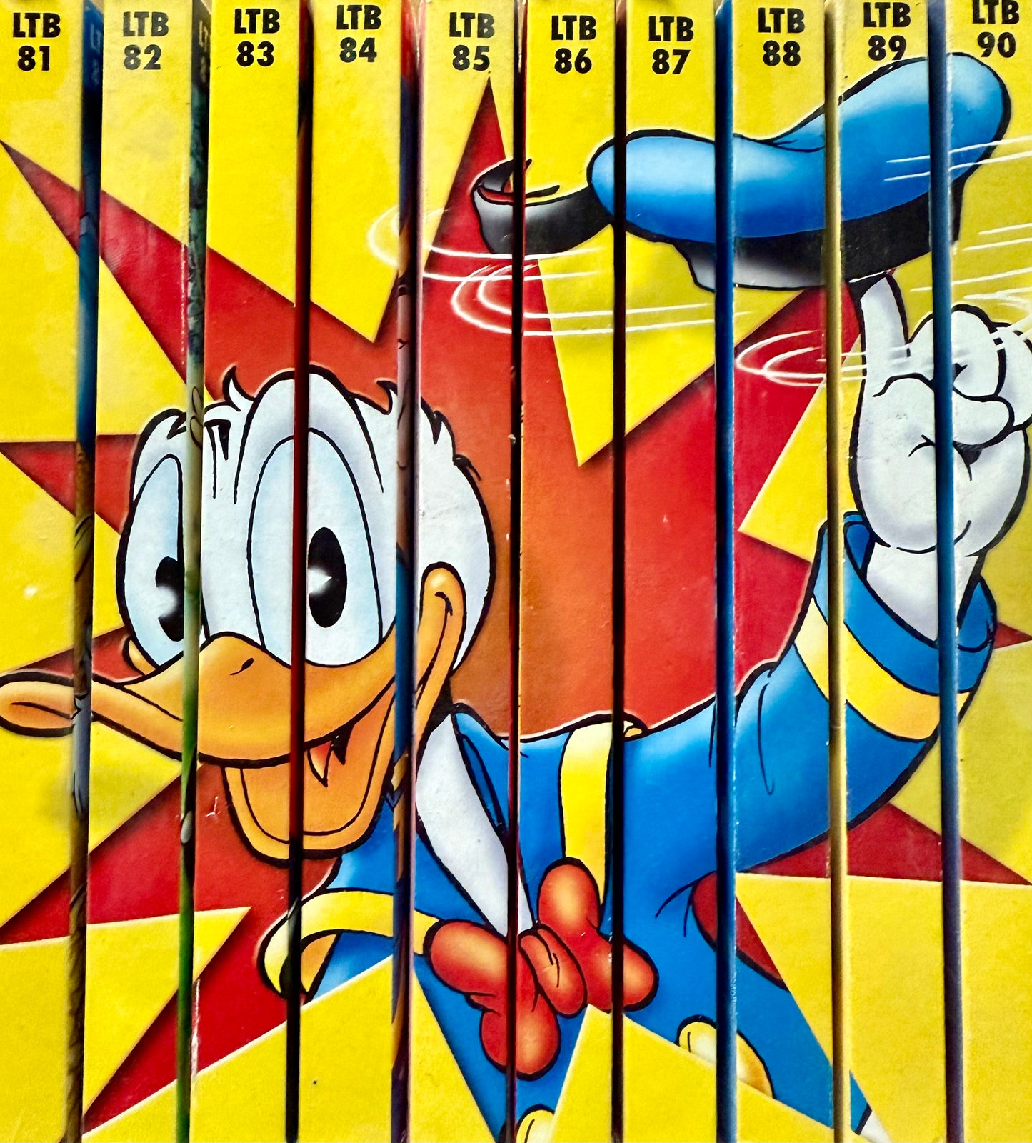 LTB Buchrücken 81-90 "Donald Duck"