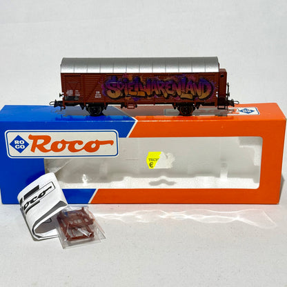Roco 47260 Güterwagen mit Graffiti DC H0