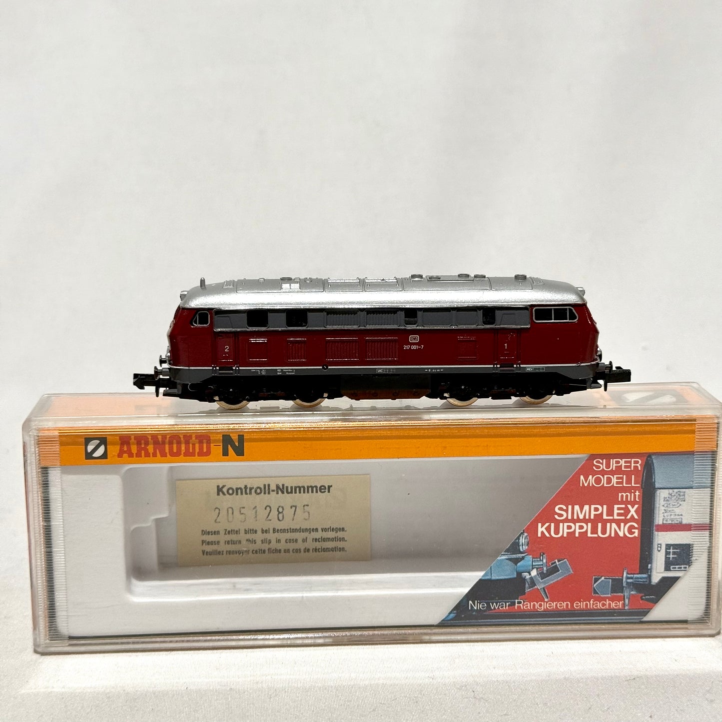 Arnold 2051 Diesellokomotive BR217 DC Spur N