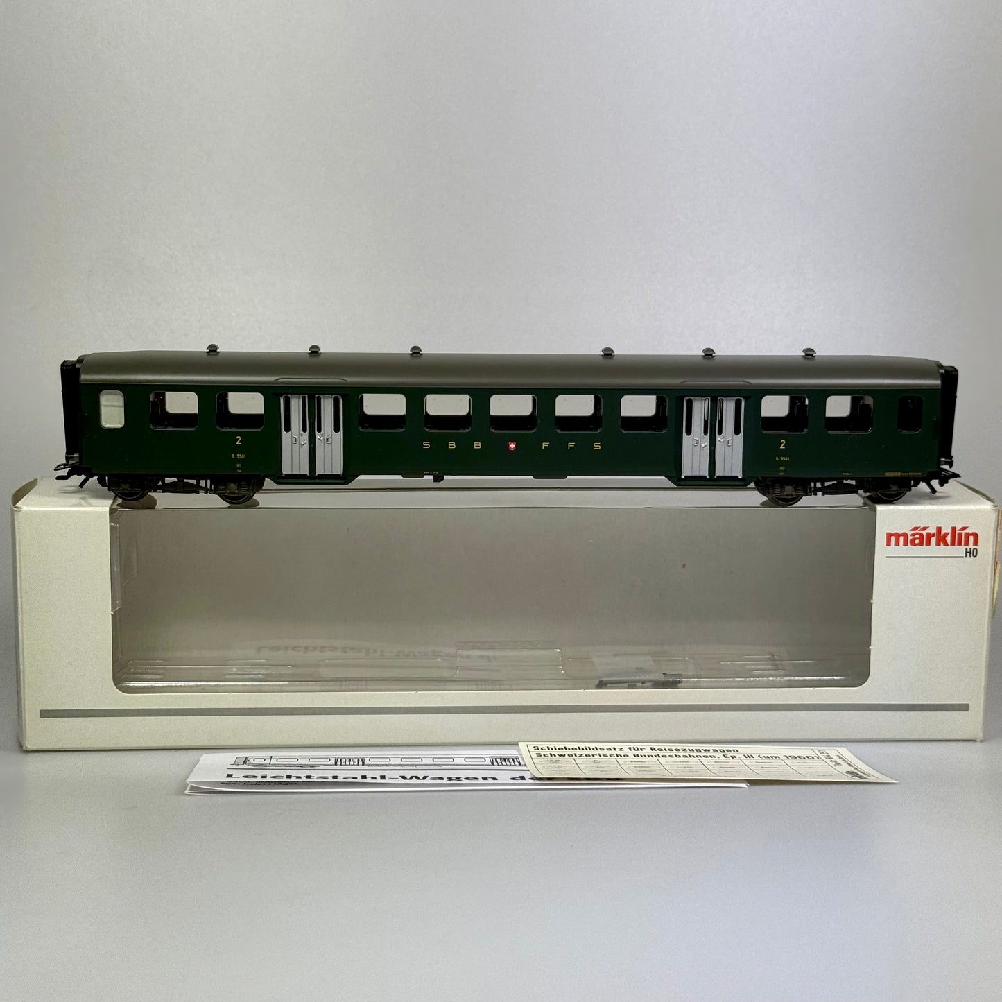 Märklin 43360 & 436670 Personenwagen SBB H0