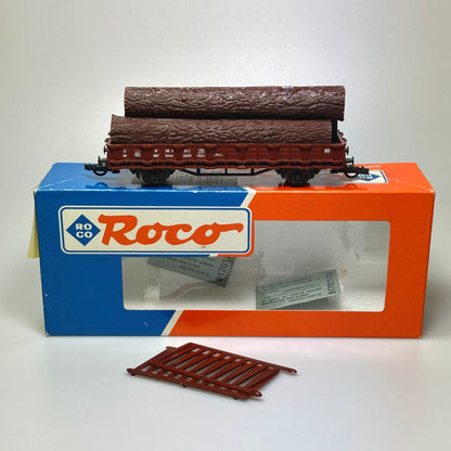 Roco 46305 Güterwagen mit Holz DC H0