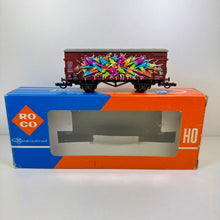 Roco 4301 Güterwagen mit Graffiti DC H0