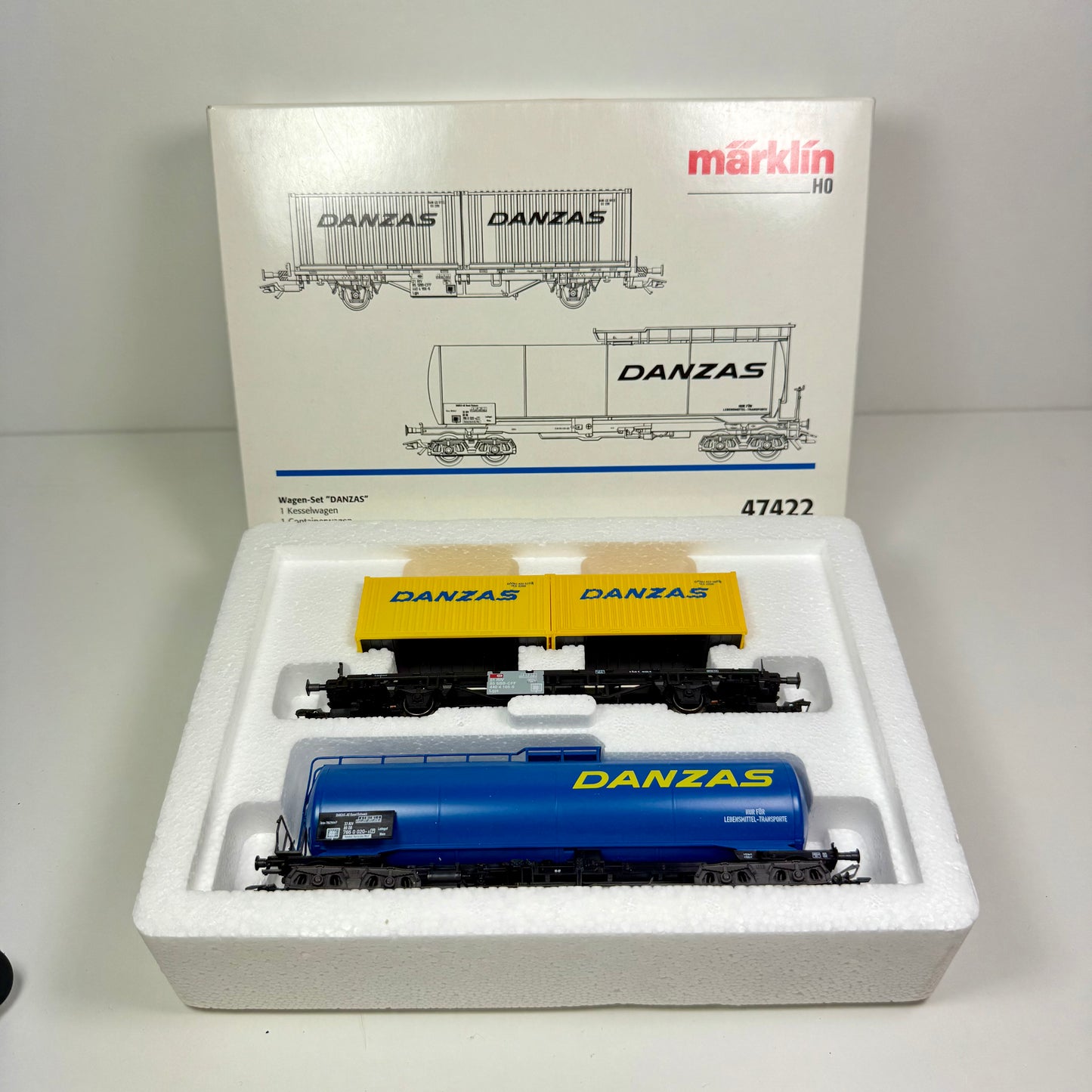 Märklin 47422 Wagen-Set "DANZAS" H0
