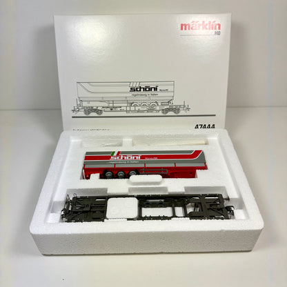 Märklin 47444 Taschenwagen mit Sattelanhänger SBB H0