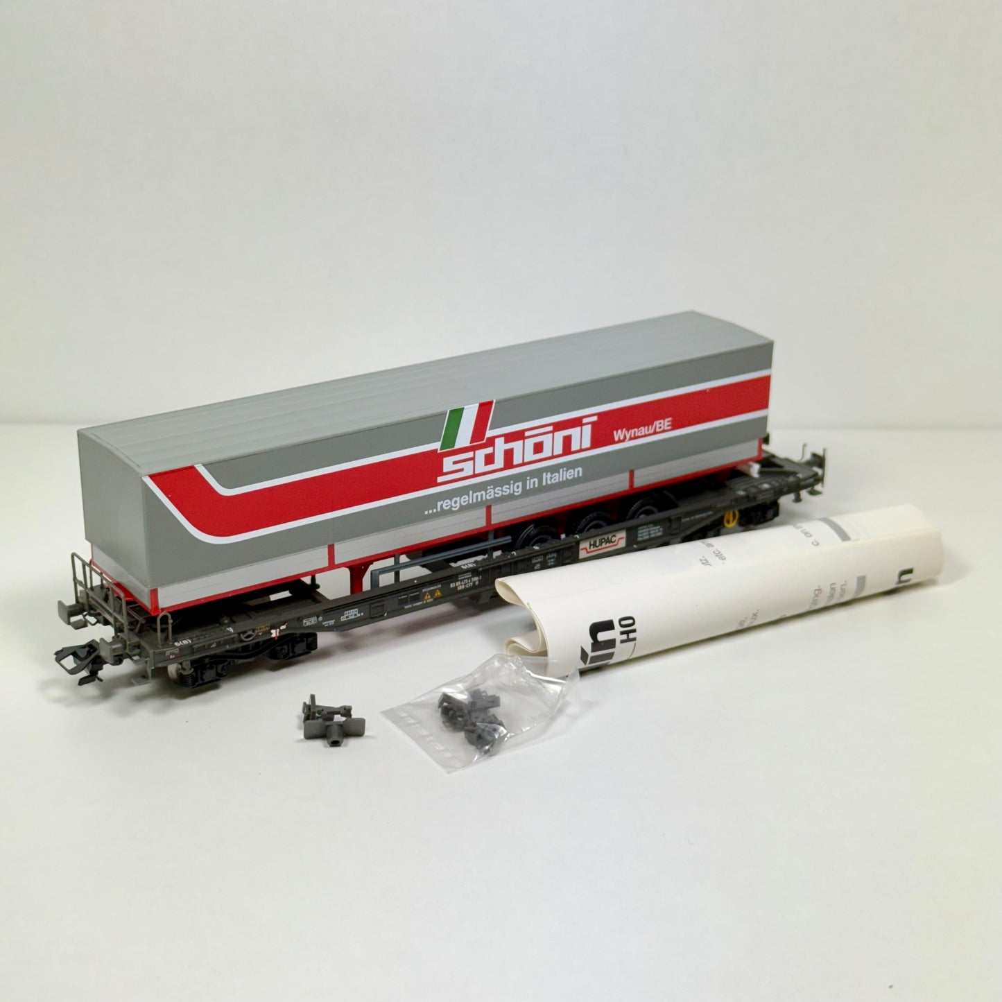 Märklin 47444 Taschenwagen mit Sattelanhänger SBB H0