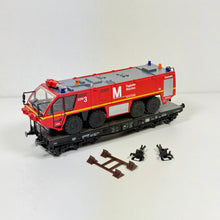 Märklin 48667 Schwerlastwagen mit Flugfeldfeuerwehr H0