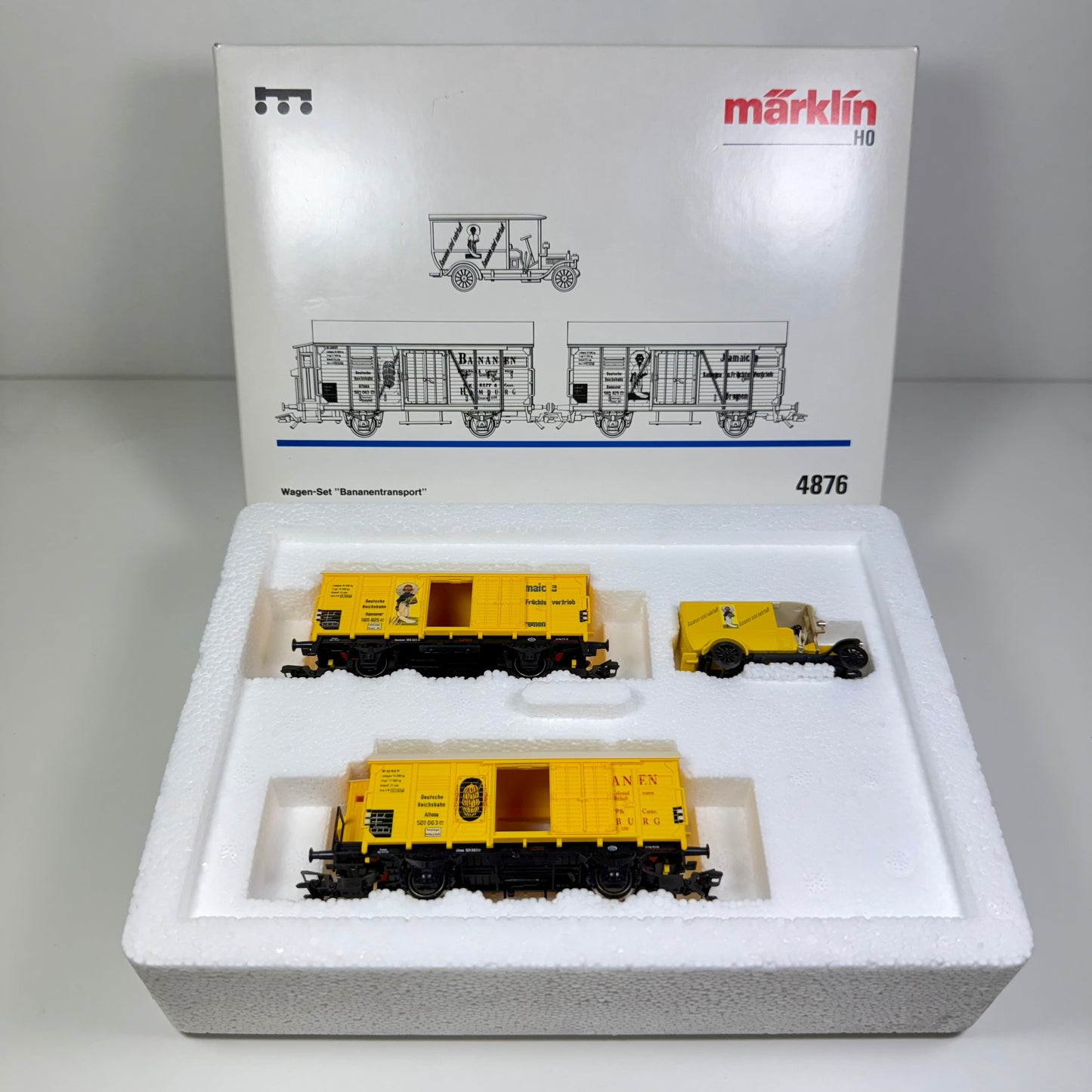 Märklin 4876 Wagen-Set "Bananentransport" H0