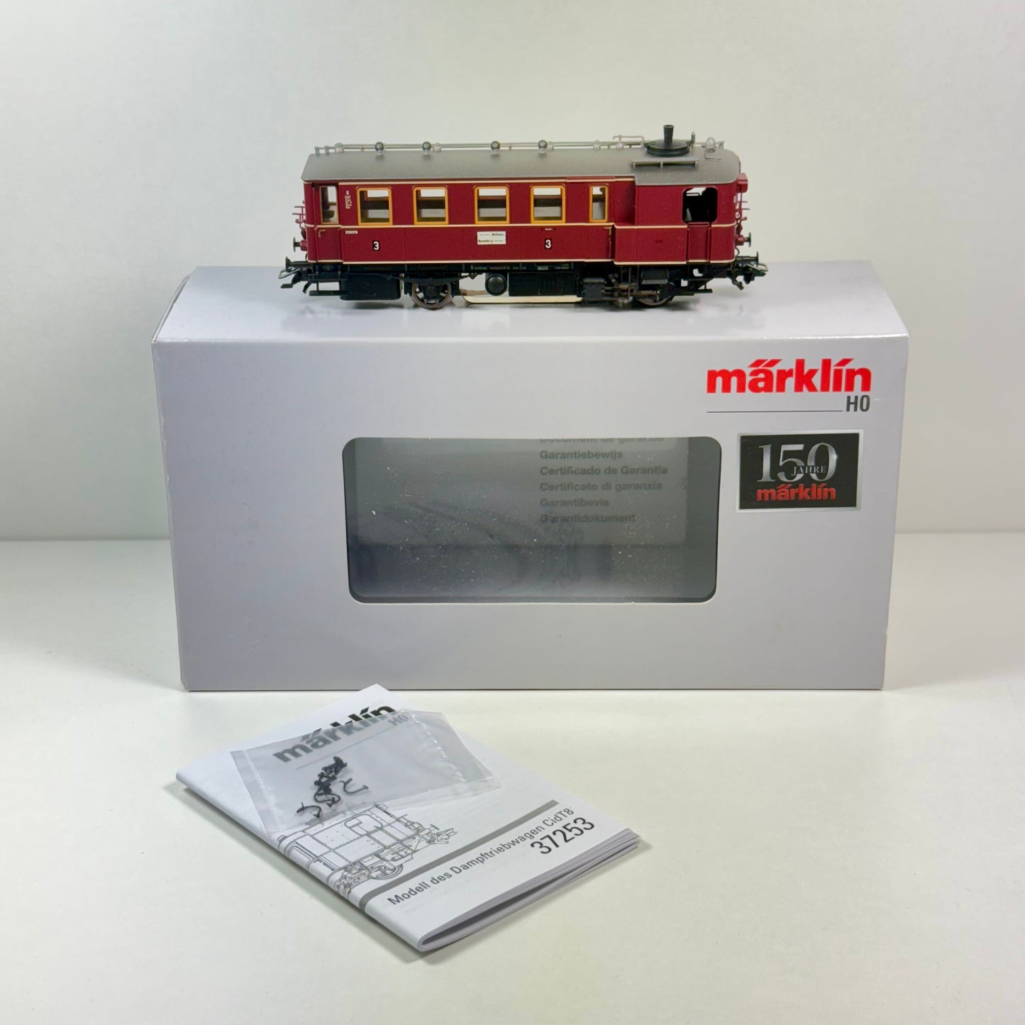 Märklin 37253 Dampftriebwagen "Kittel" CidT8 MFX H0