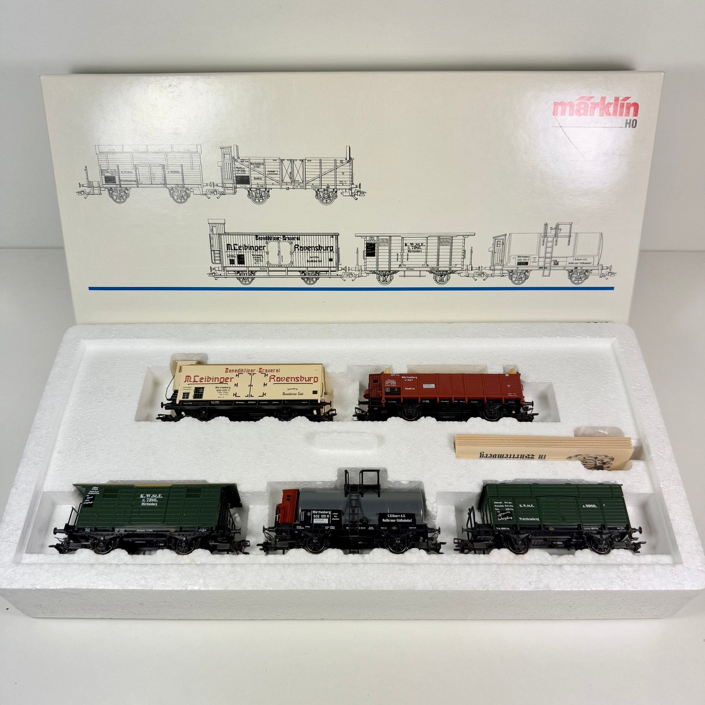 Märklin 4510 Wagen-Set "Würtemberg" H0