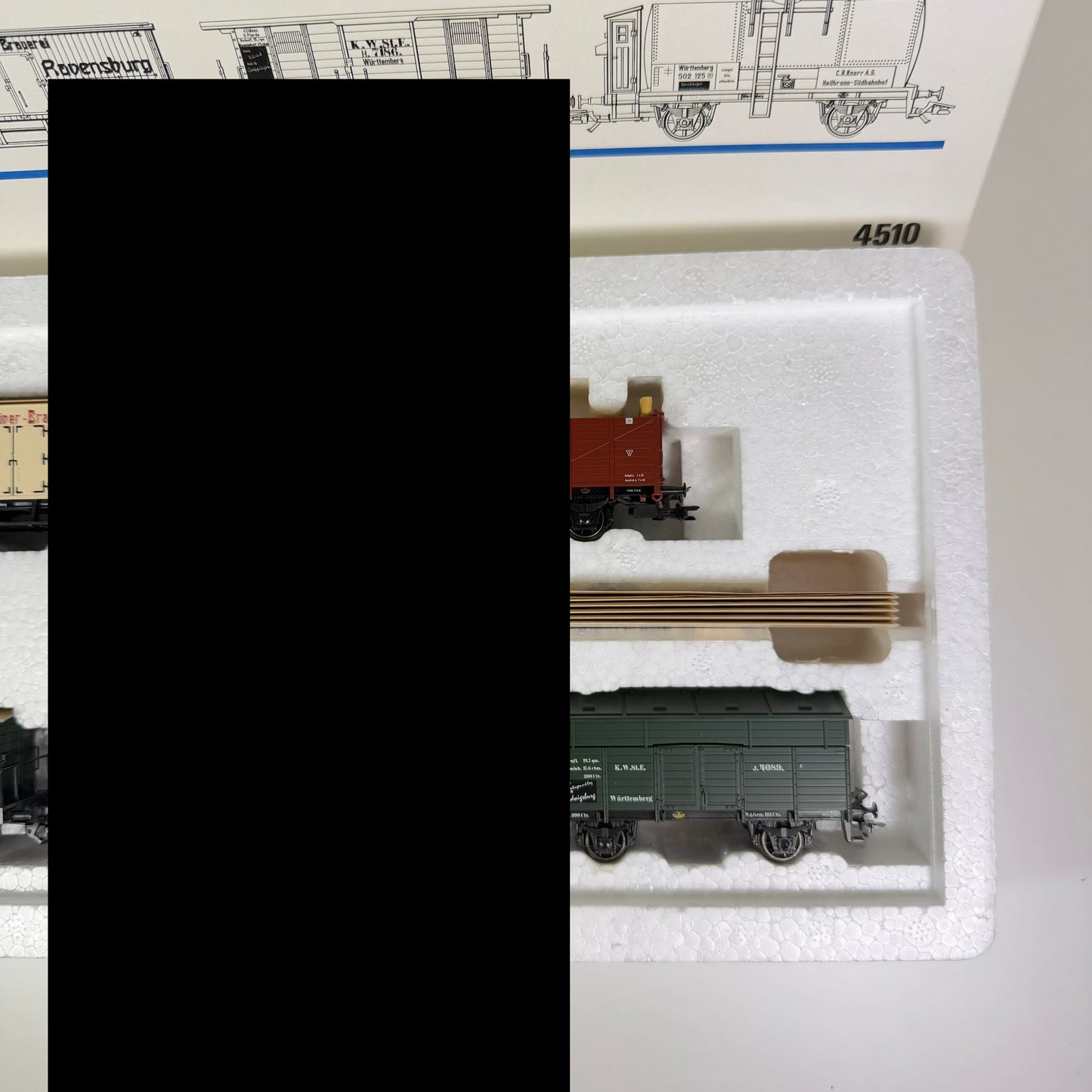 Märklin 4510 Wagen-Set "Würtemberg" H0