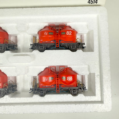 Märklin 4514 Wagen-Set "Silowagen" H0