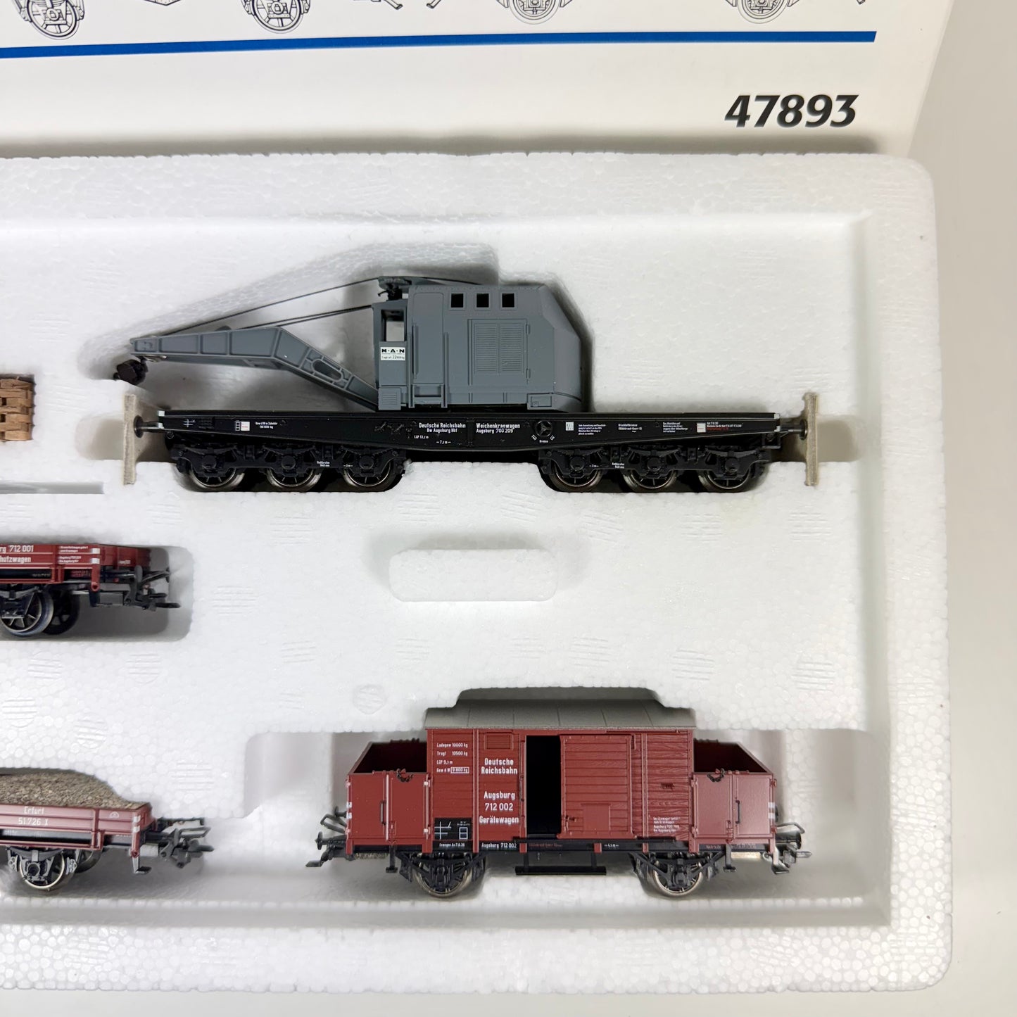 Märklin 47893 Wagen-Set "Gleisbauzug" H0