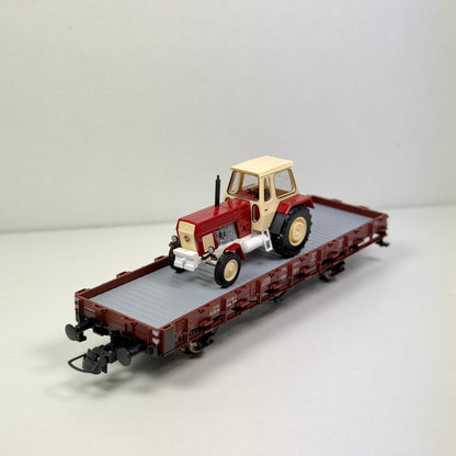 Roco 67658 Güterwagen mit Traktor DR DC H0
