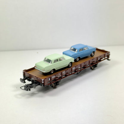 Roco 67426 Güterwagen mit Opel Kadett ÖBB DC H0