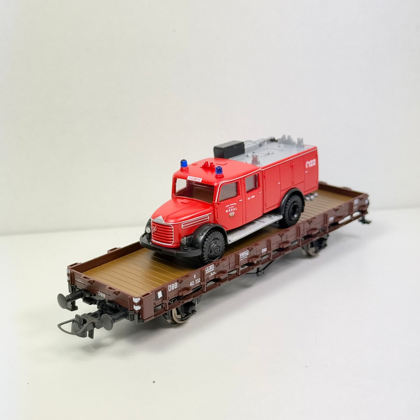 Roco 67268 Güterwagen Steyr Feuerwehr ÖBB DC H0