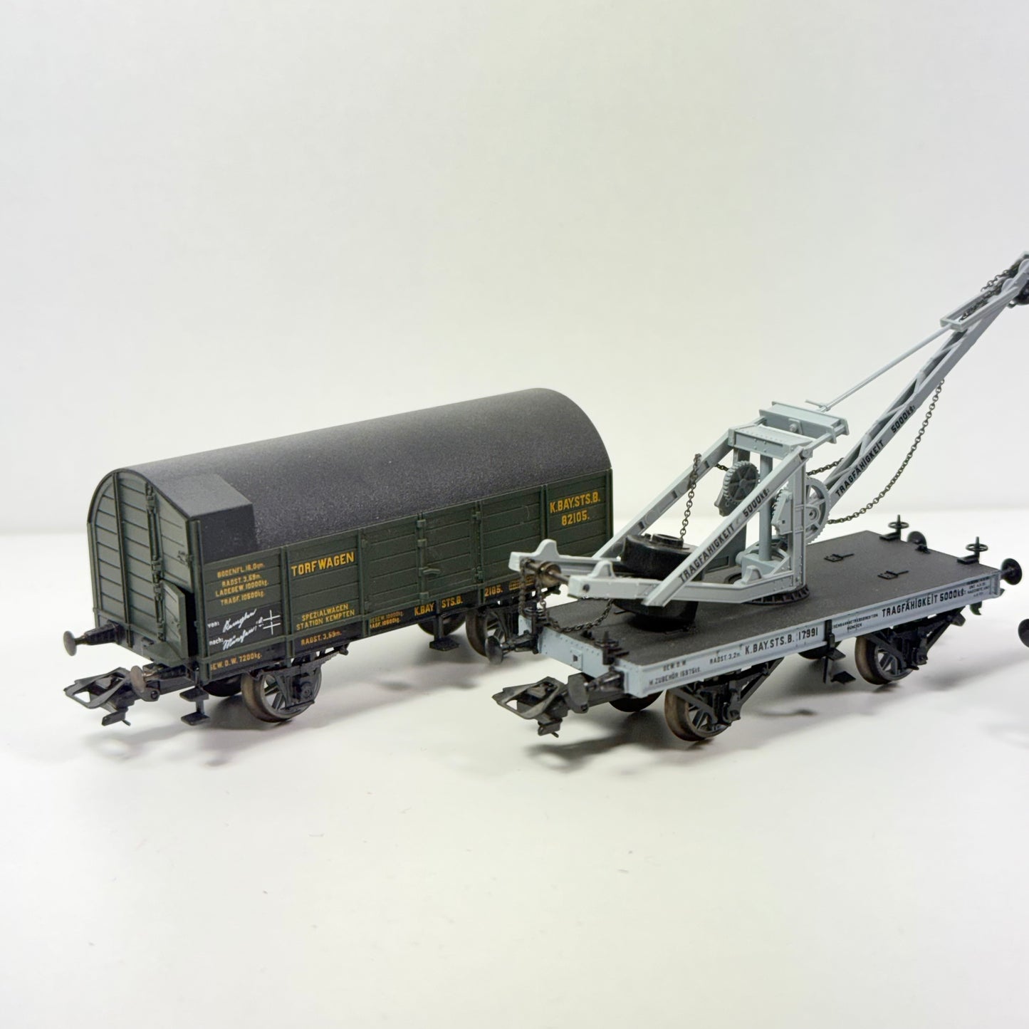Märklin 4897 Wagen-Set der K.Bay.Sts.B. zum Torf-Transport H0