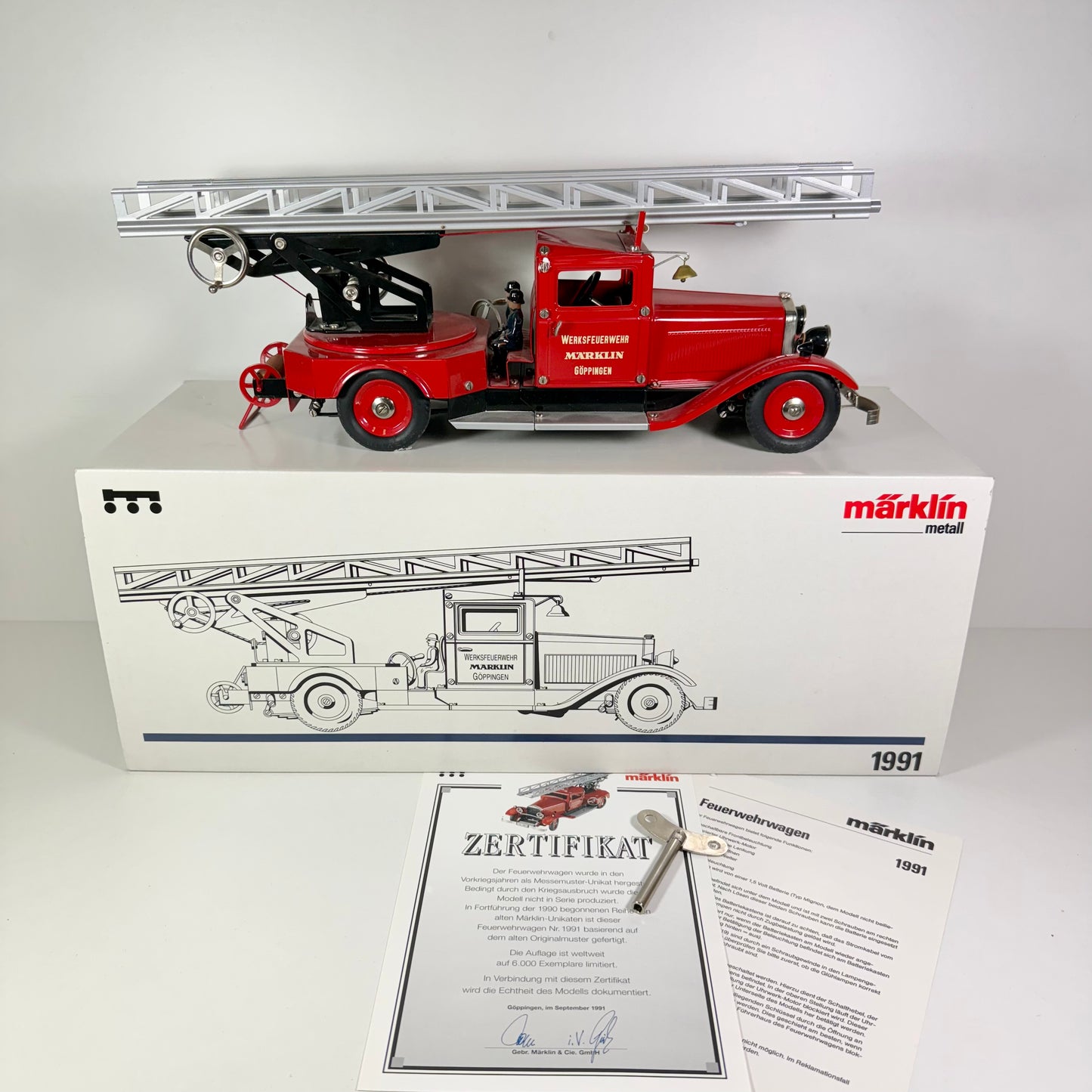 Märklin Metall Feuerwehr Göppingen 1991